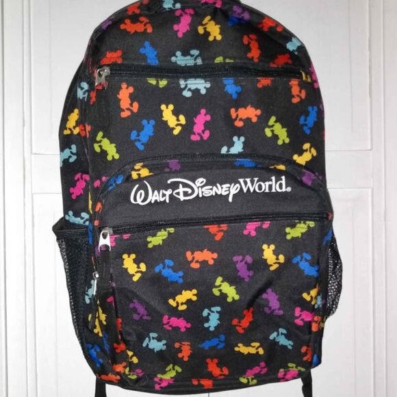Disney Handbags - Walt Disney World Rainbow Mickey Mouse Backpack